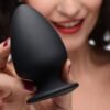 SQUEEZE-IT SILEXPAN ANAL PLUG SMALL BLACK