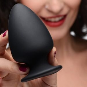 SQUEEZE-IT SILEXPAN ANAL PLUG SMALL BLACK