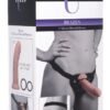 STRAP U BRAZEN 8IN SILICONE DILDO W/ HARNESS