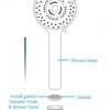 CLEANSTREAM SHOWER HEAD W/ SILICONE NOZZLE
