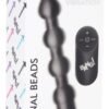 BANG! VIBRATING SILICONE ANAL BEADS & REMOTE BLACK