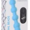BANG! VIBRATING SILICONE ANAL BEADS & REMOTE BLUE