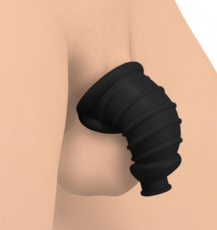 XRAG722blackdarkchamberchastitycage5