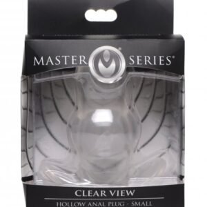MASTER SERIES CLEAR VIEW HOLLOW ANAL PLUG SMALL