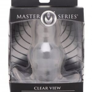 MASTER SERIES CLEAR VIEW HOLLOW ANAL PLUG XL