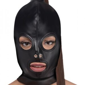 STRICT PONYTAIL BONDAGE HOOD