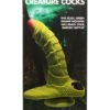 CREATURE COCKS SWAMP MONSTER GREEN SCALY SILICONE DILDO