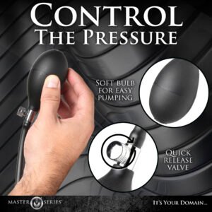 MASTER SERIES ASS PUFFER NUBBED INFLATABLE ANAL PLUG