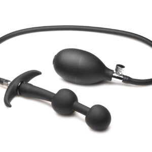MASTER SERIES ASS RATTLER WEIGHTED INFLATABLE ANAL PLUG
