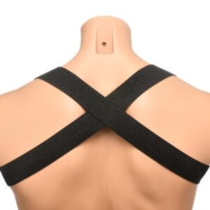 MASTER SERIES ELASTIC CHEST HARNESS W/ ARM BANDS S/M