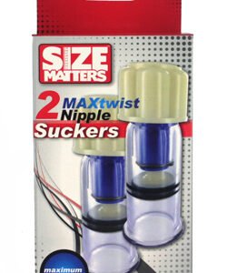 SIZE MATTERS 2 MAX TWIST NIPPLE SUCKERS