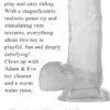 (D) ADAM & EVE CRYSTAL CLEAR 8 DILDO