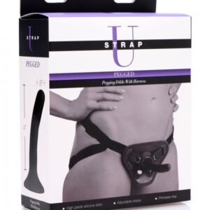 STRAP U PEGGED PEGGING DILDO W/ HARNESS