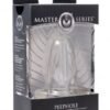 MASTER SERIES PEEPHOLE CLEAR HOLLOW ANAL PLUG