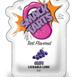 SMACK TARTS POUCH SOUR GRAPE LICKABLE LUBE FILLED POUCH