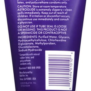 ASTROGLIDE WATER GEL TUBE 4 OZ