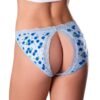 SPLIT BACK PANTY L/XL BLUEBERRY