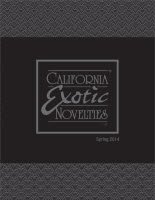 CALIFORNIA EXOTIC SPRING 2014 SUPPLEMENT