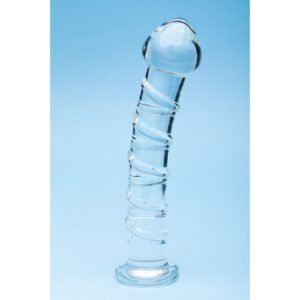 CLARITY GLASS DILDO SERAPHIC SPIRAL