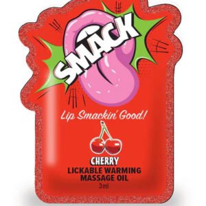 SMACK POUCH MASSAGE OIL CHERRY FILLED POUCH