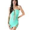 ENTICE MINI CUTOUT DRESS GREEN