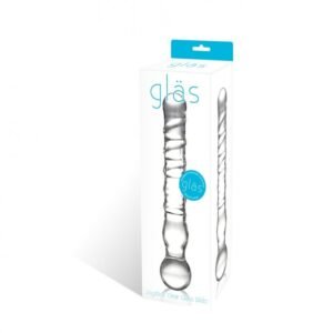 GLAS JOYSTICK CLEAR GLASS DILDO