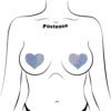 PASTEASE HEARTS SILVER GLITTER