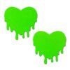 PASTEASE NEON GREEN MELTY HEARTS
