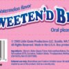 SWEETEN D BLOW WATERMELON