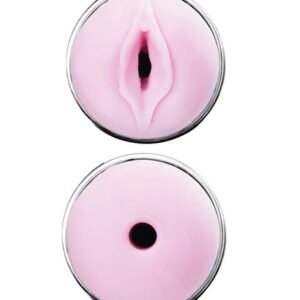 JERK MASTURBATION SLEEVE BLACK WITH PINK SLEEVE