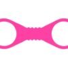 SEX & MISCHIEF HOT PINK LARGE SILICONE CUFFS