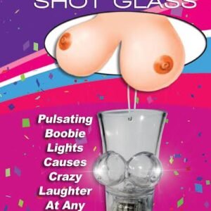 LIGHT UP BOOBIE SHOT GLASS W/STRING