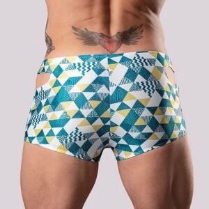 CUT IT OUT! CUTOUT SHORT BLUE SMALL