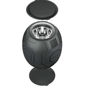M FOR MEN DOME X VIBRATING MASTURBATOR BLACK