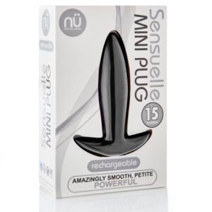 SENSUELLE MINI BUTT PLUG BLACK