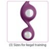 CLOUD 9 HEALTH & WELLNESS BOROSILICATE KEGEL TRAINING SET - TEAL