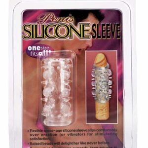 PENIS SILICONE SLEEVE W/RAISED NODULES (Out Beg Dec)
