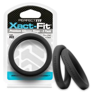 PERFECT FIT XACT-FIT #22 2 PK BLACK