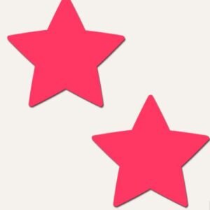 PASTEASE STAR GLOW IN THE DARK NEON PINK