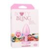 BOOTY BLING HEART DIAMOND JEW/ METAL PLUG S/PINK