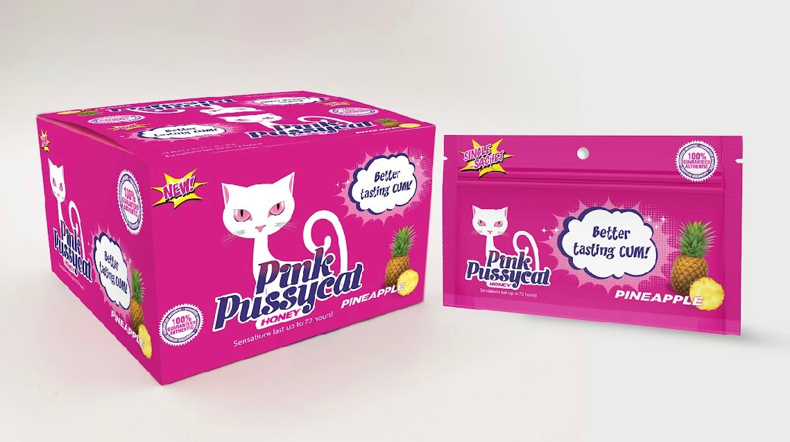 pinkpussycathoneypineapple24pcdisplay