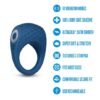 PERFORMANCE PLUS FLEX PRO VIBRATING COCK RING BLUE