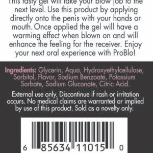 PROBLO ORAL PLEASURE GEL BUBBLEGUM 1.5 OZ