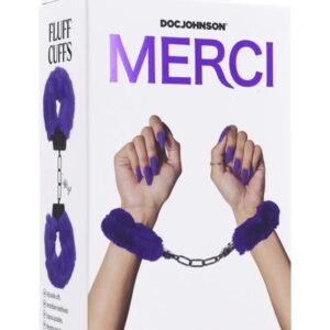 MERCI FLUFF CUFFS VIOLET