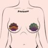 PASTEASE SEASHELL OPALESCENT PURPLE & GOLD