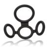 BIG MAN'S SPREADER RING BLACK