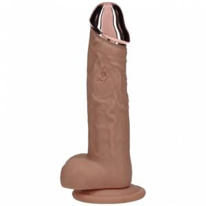 REALROCK WIRELESS RECHARGEABLE METALHEAD REGULAR STRAIGHT W/BALLS TAN