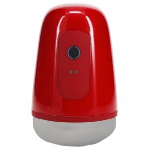 PUMPED VIBROBATOR MASTURBATOR SUCTION METALLIC RED
