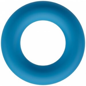 LEVELZ LIQUID SILICONE COCK RING L TEAL