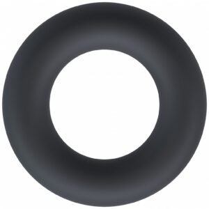 LEVELZ LIQUID SILICONE COCK RING L BLACK